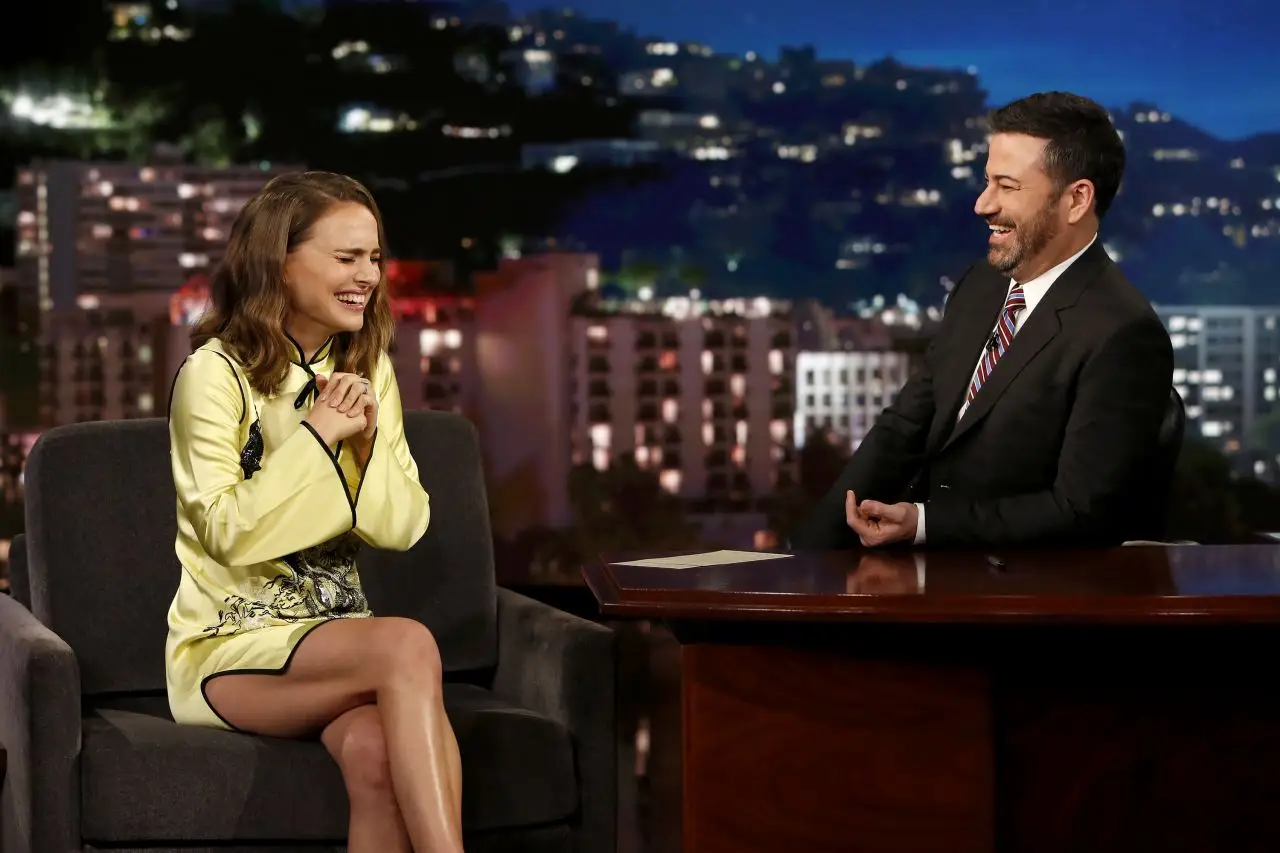 Natalie Portman Photos on Jimmy Kimmel Live in Los Angeles